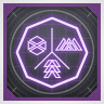 Icon depicting Void-Tinged Class Item Glow.