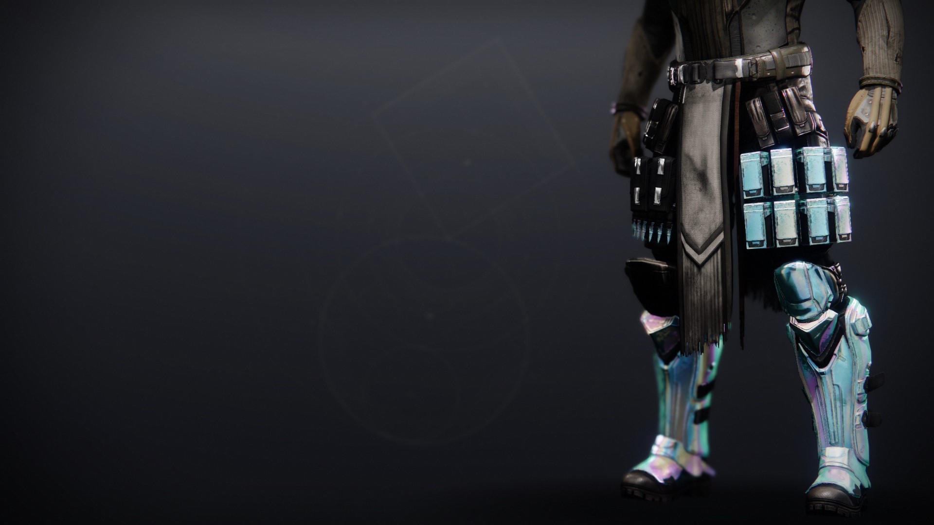 An in-game render of the Thunderhead Greaves.