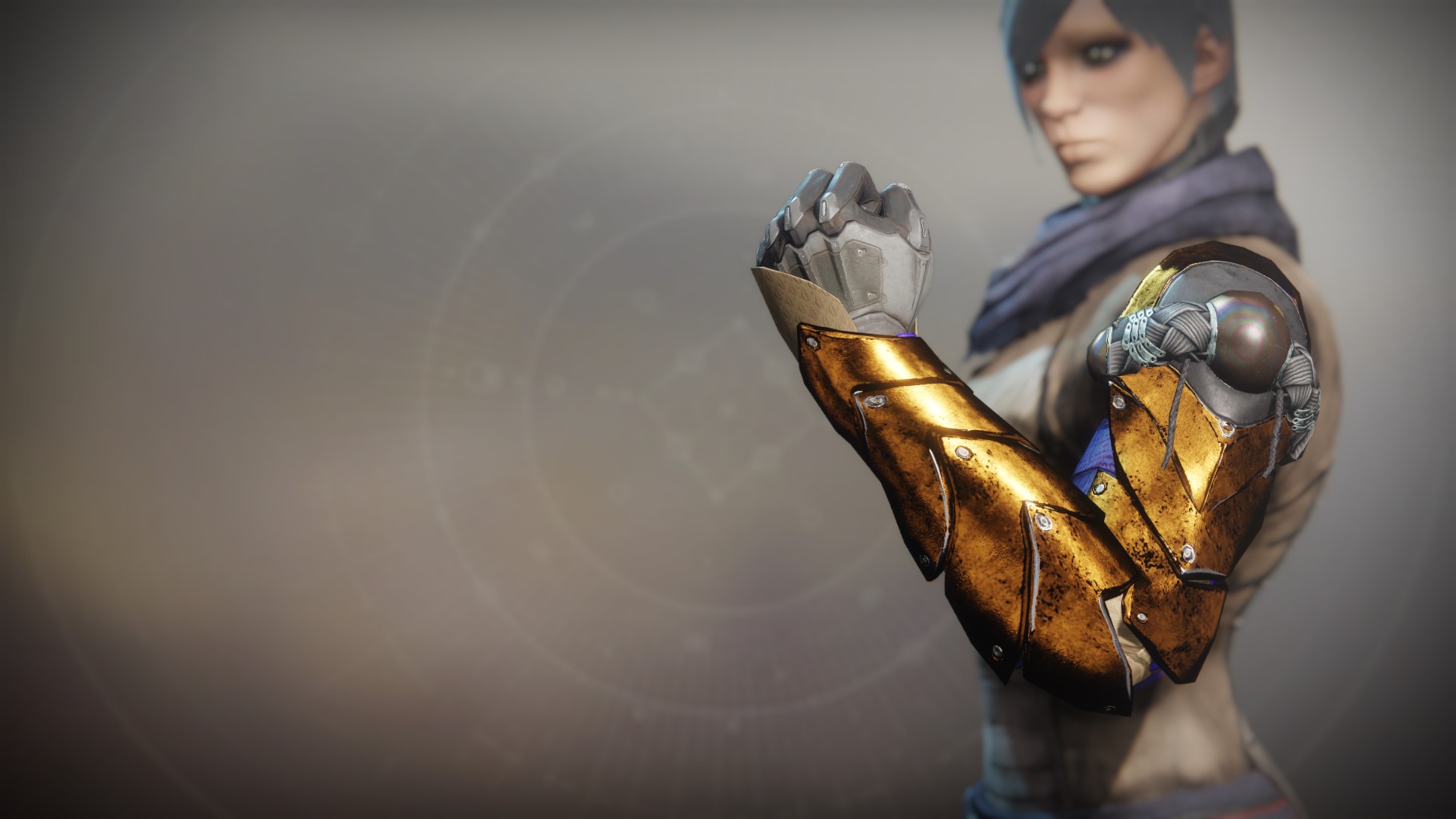 An in-game render of the Gloves of the Emperor's Agent.