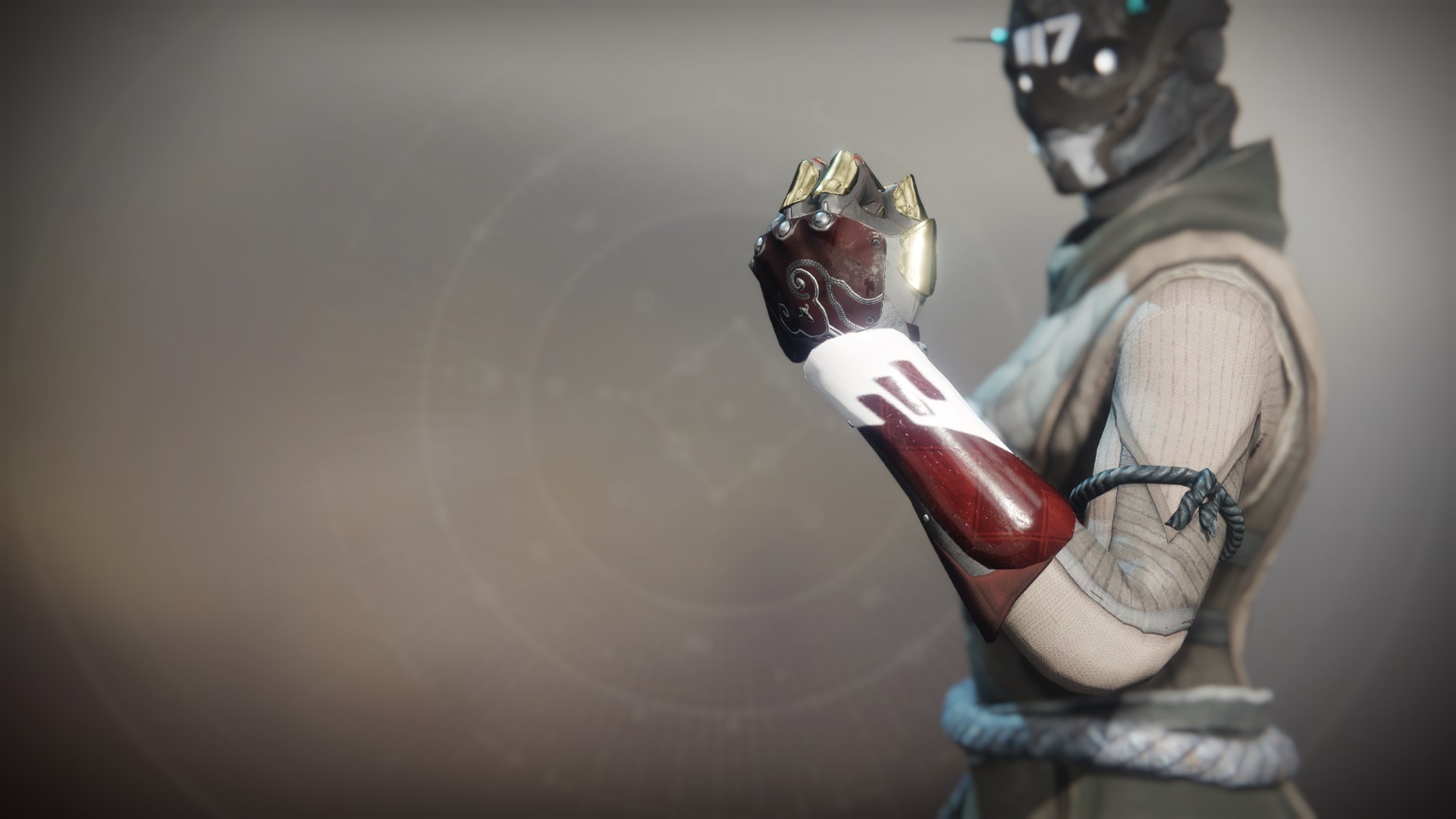 An in-game render of the Sovereign Gloves.