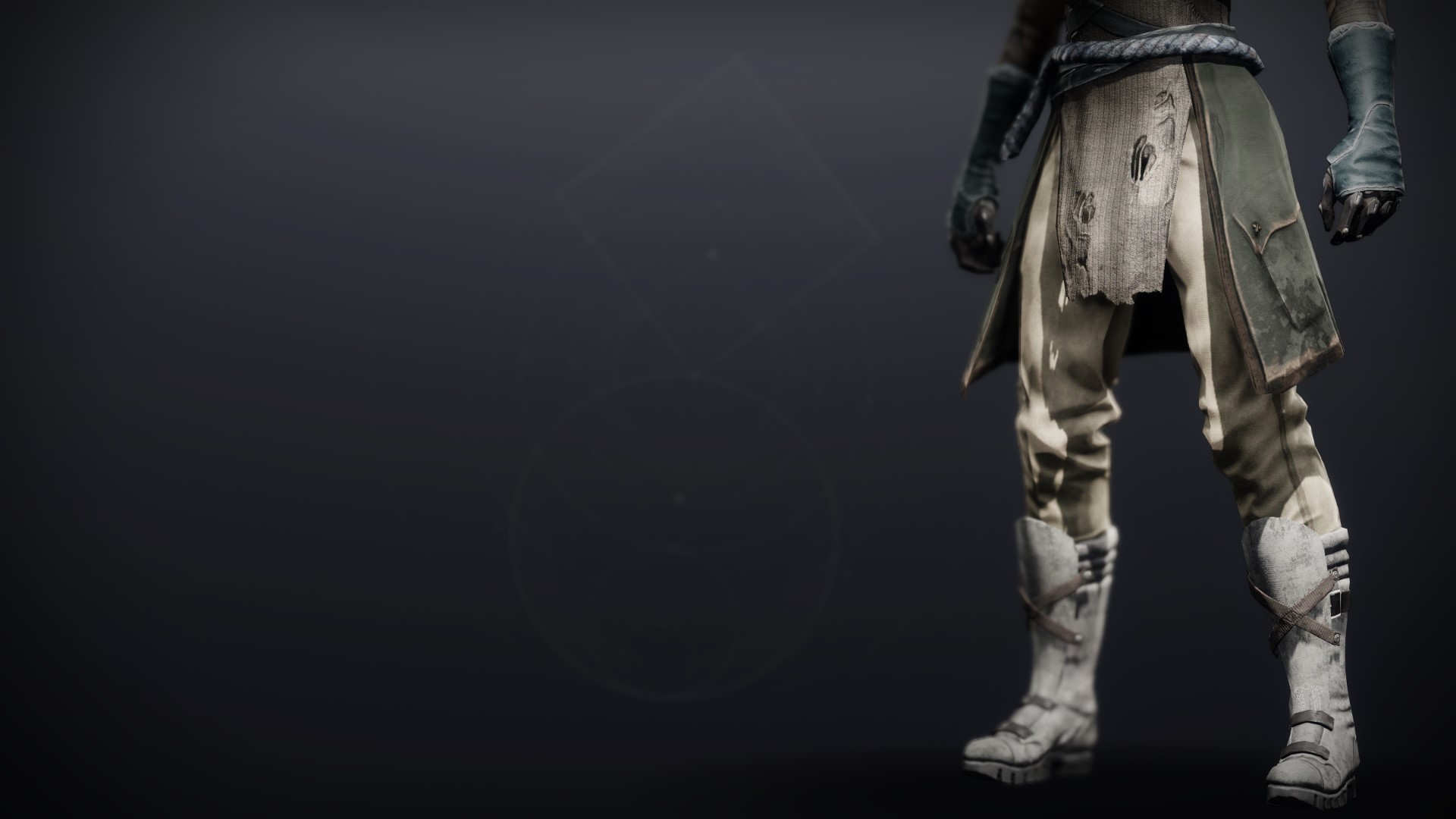 An in-game render of the Solstice Boots (Renewed).