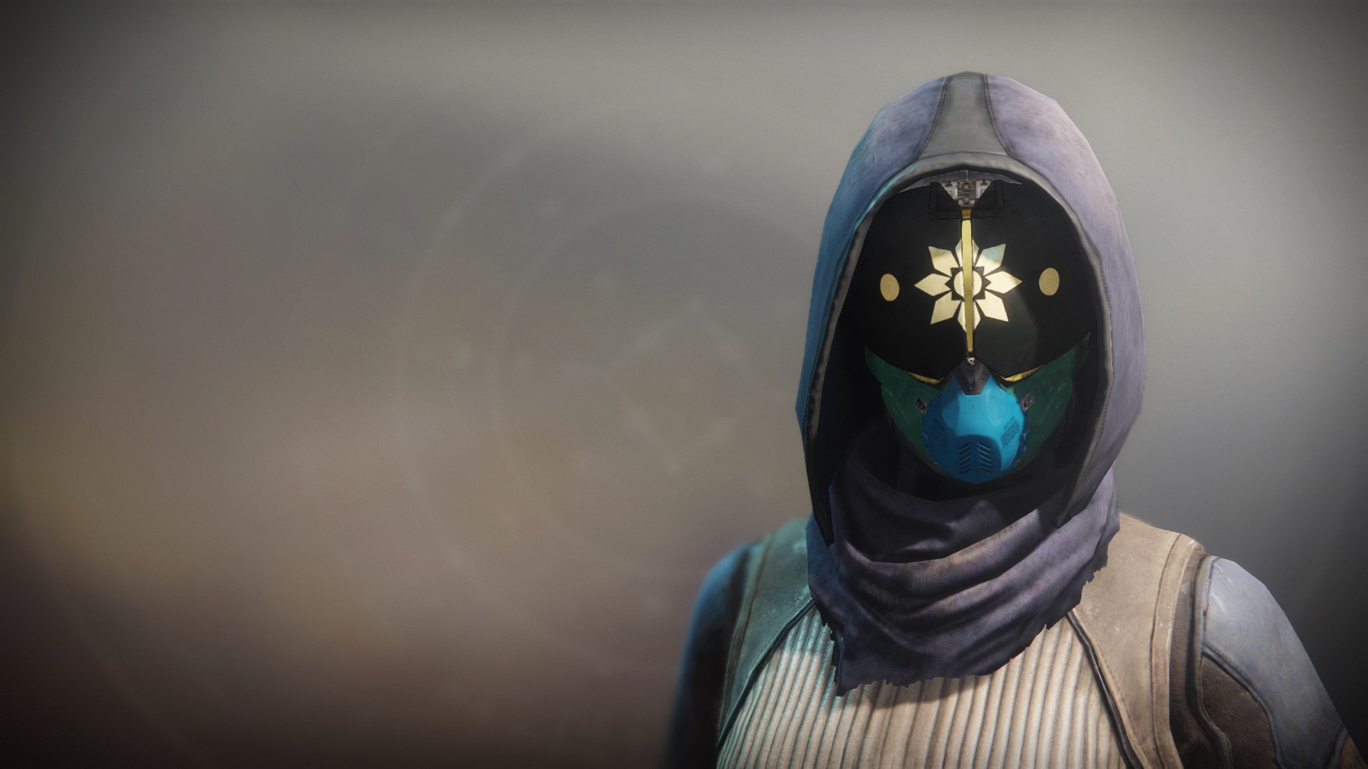 An in-game render of the Inaugural Revelry Mask.