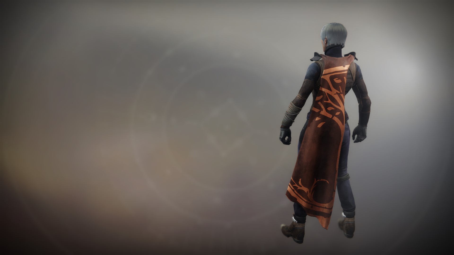 An in-game render of the Iron Fellowship Cloak.