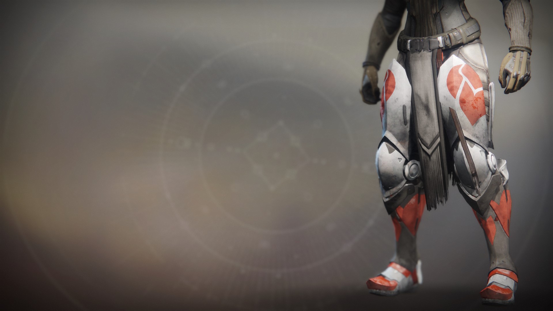 An in-game render of the Fire-Forged Titan Leg Ornament.