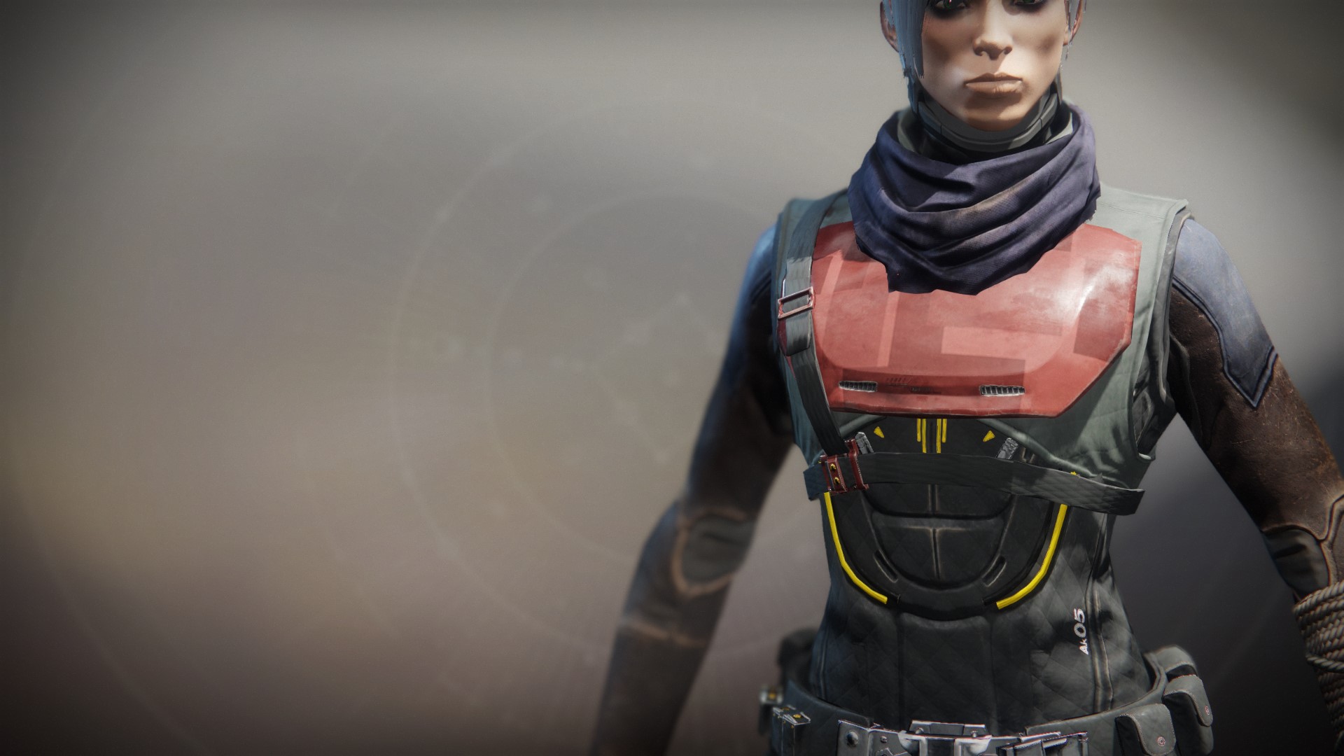 An in-game render of the Exodus Down Vest.