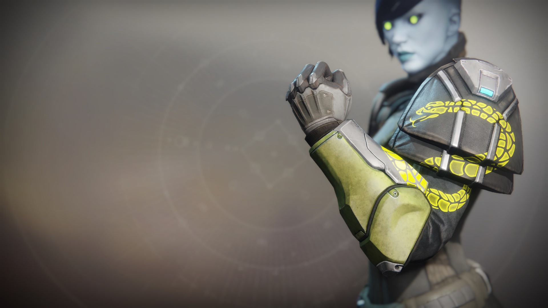An in-game render of the Illicit Sentry Gauntlets.