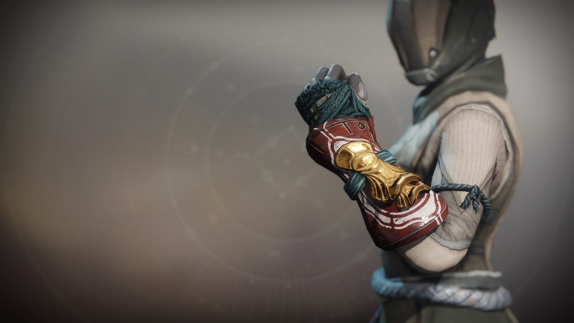 An in-game render of the Iron Remembrance Gloves.