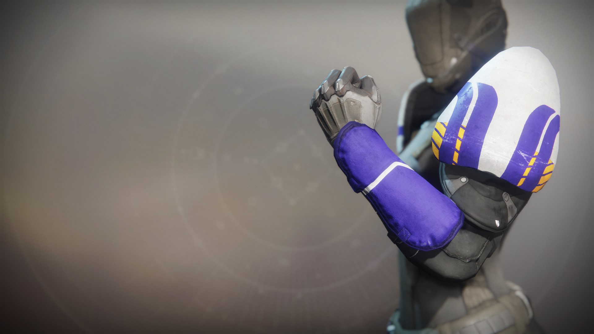 An in-game render of the Superior's Vision Gauntlets.