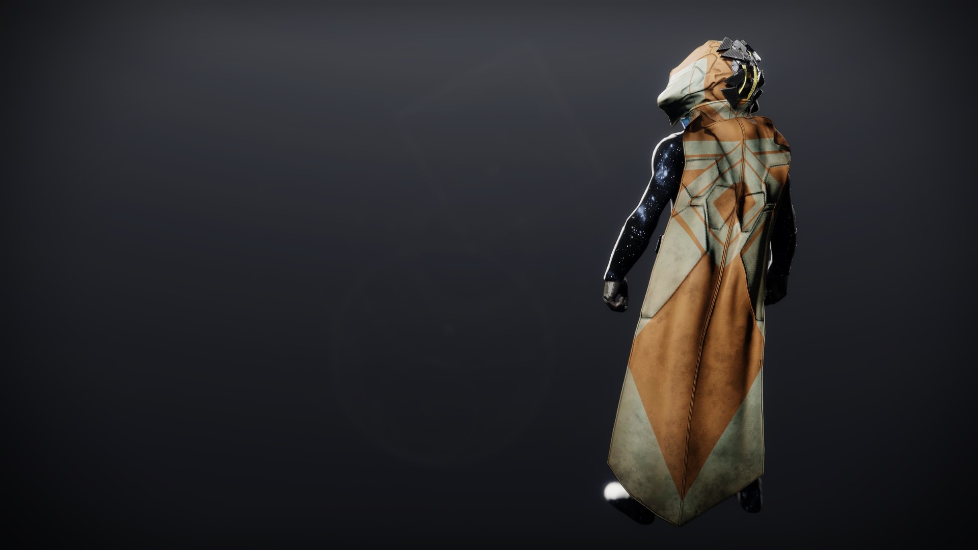 An in-game render of the Warmind's Avatar Cloak.