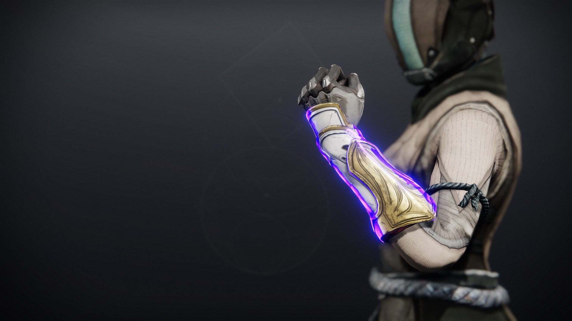 An in-game render of the Candescent Prism Gloves.