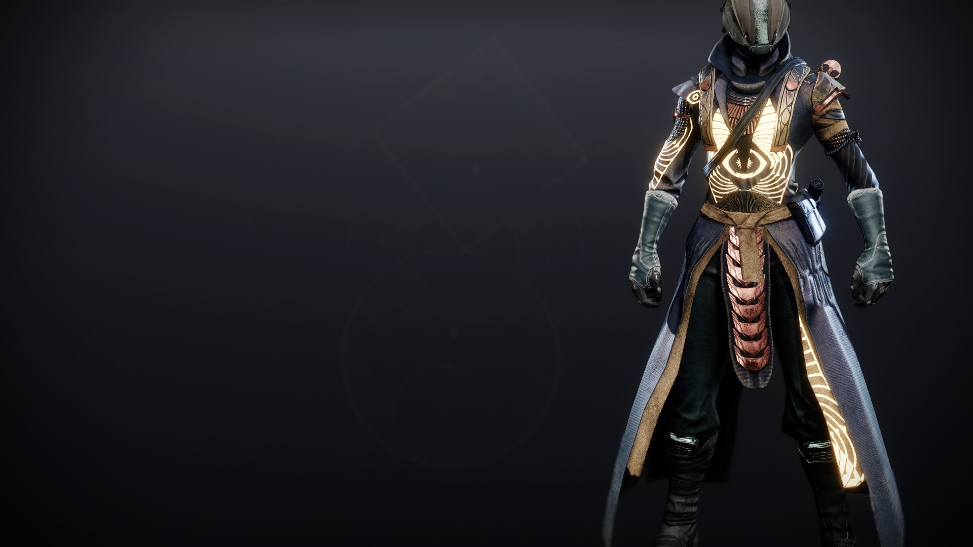 An in-game render of the Pyrrhic Ascent Vestment.