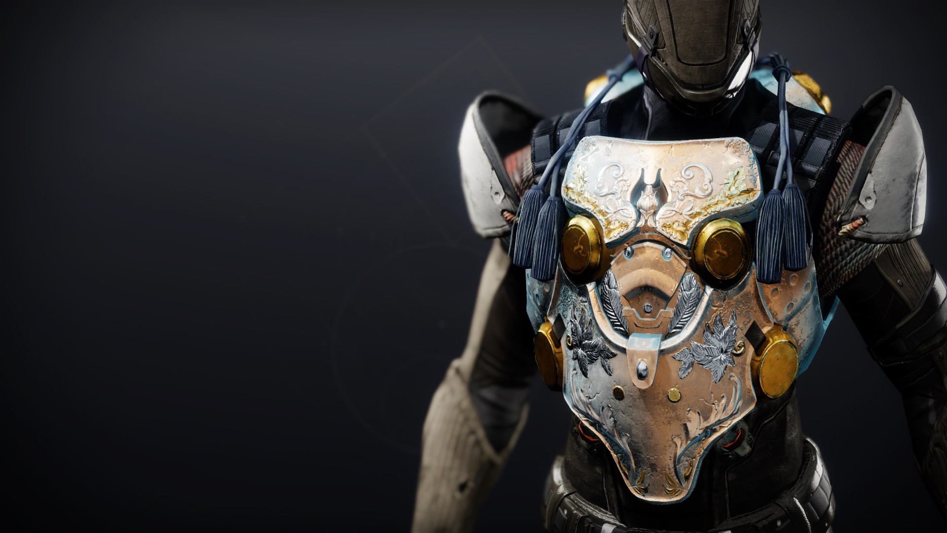An in-game render of the Cuirass of the Falling Star.