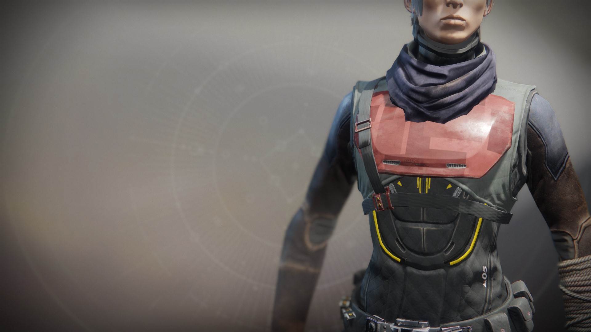 An in-game render of the Exodus Down Vest.