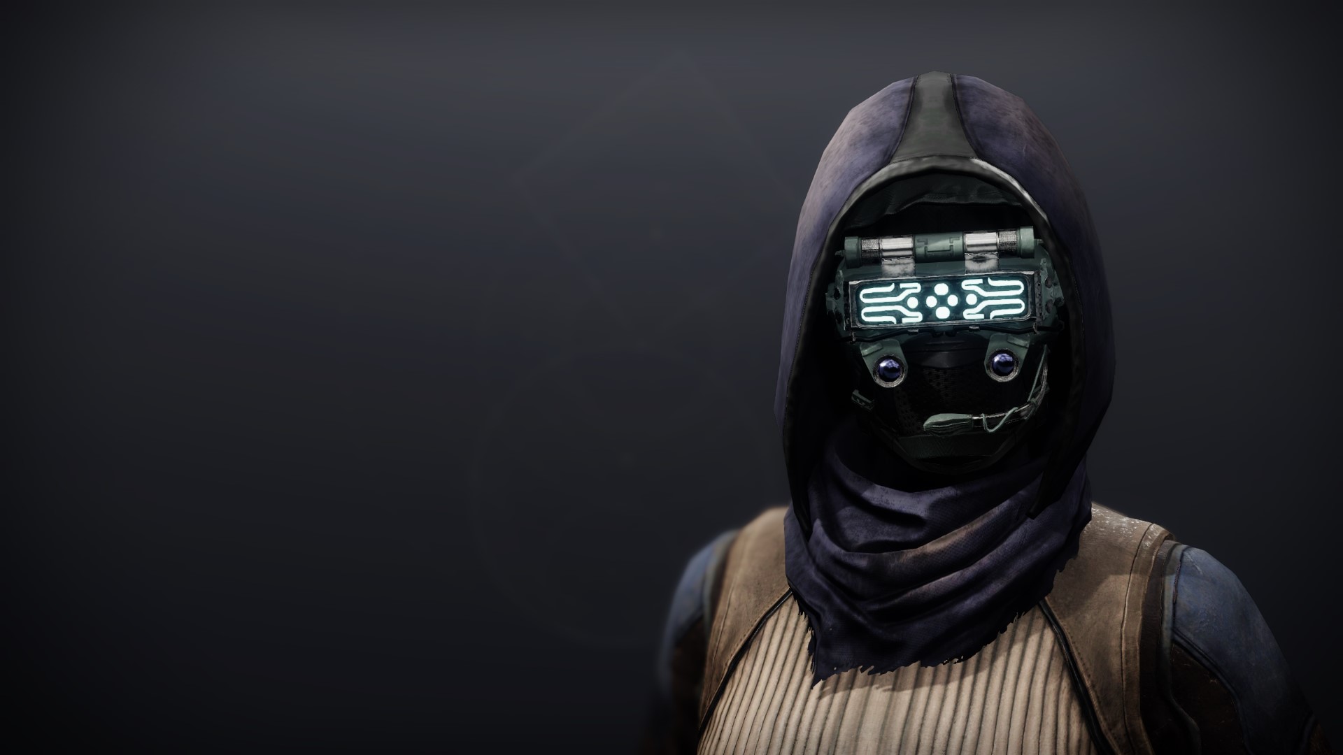 An in-game render of the Crystocrene Cowl.