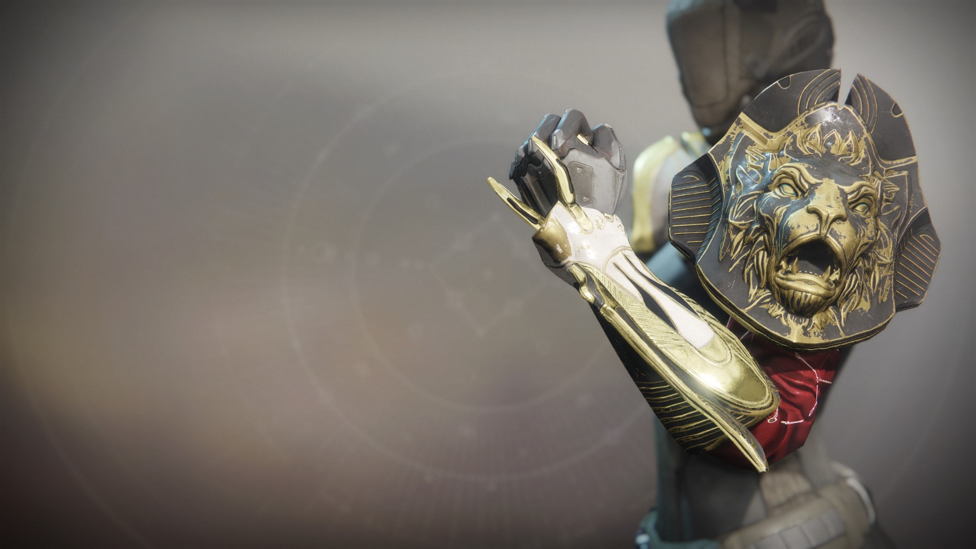 An in-game render of the Empyrean Cartographer Gauntlets.