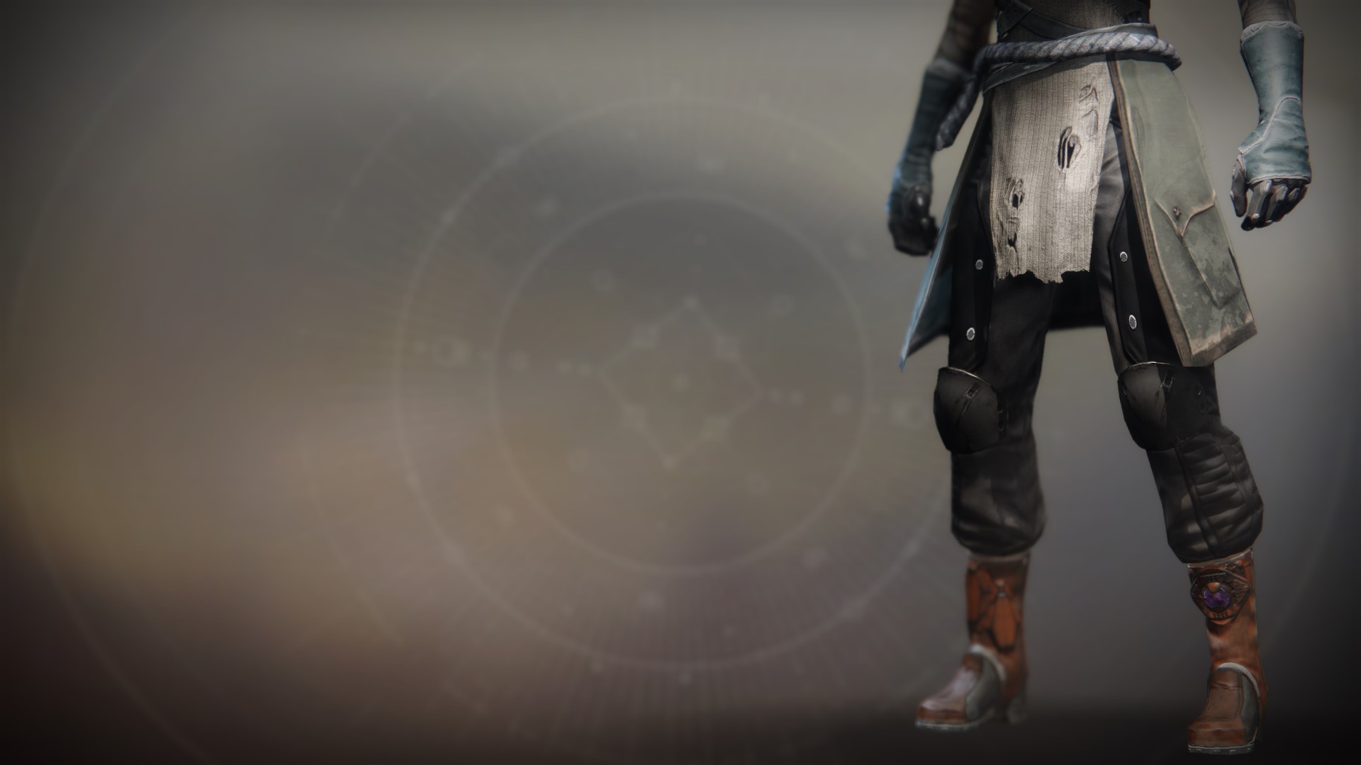 An in-game render of the Opulent Scholar Boots.