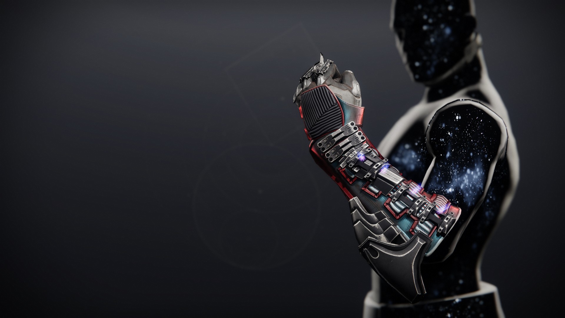 An in-game render of the Techeun's Regalia Gloves.