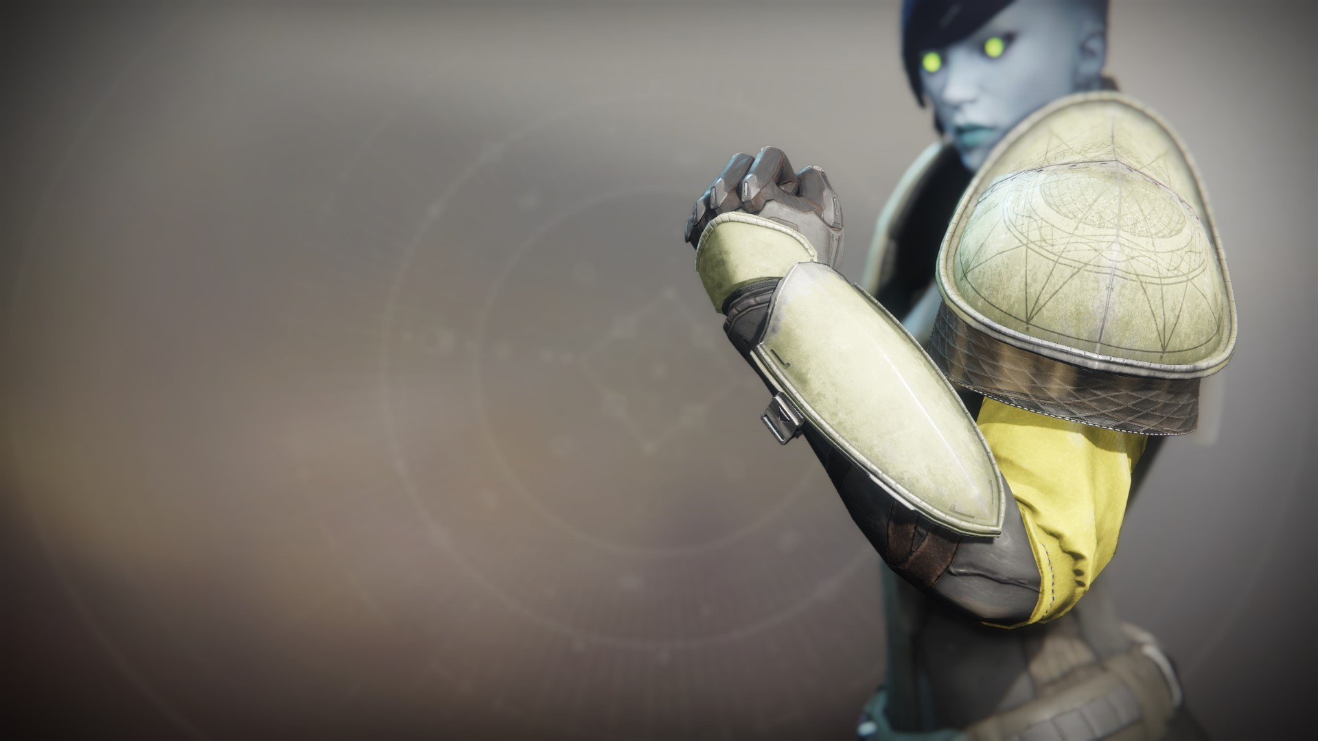 An in-game render of the Gensym Knight Gauntlets.