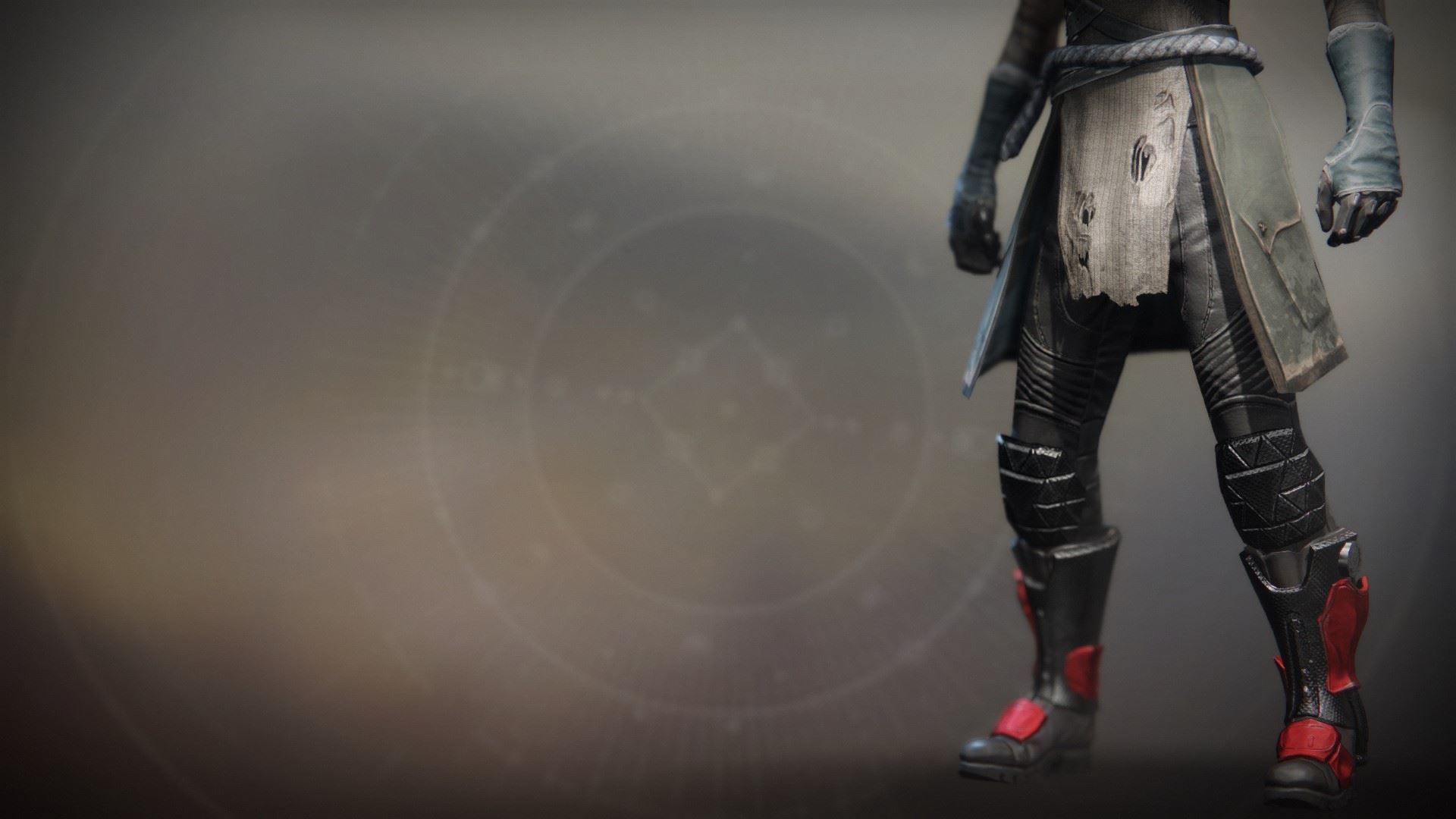 An in-game render of the Gunsmith's Devotion Boots.
