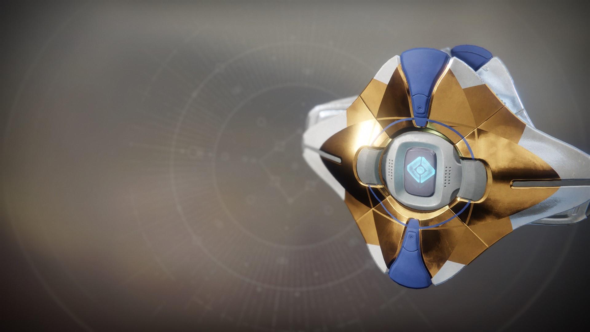 An in-game render of the Dawning Bauble Shell.