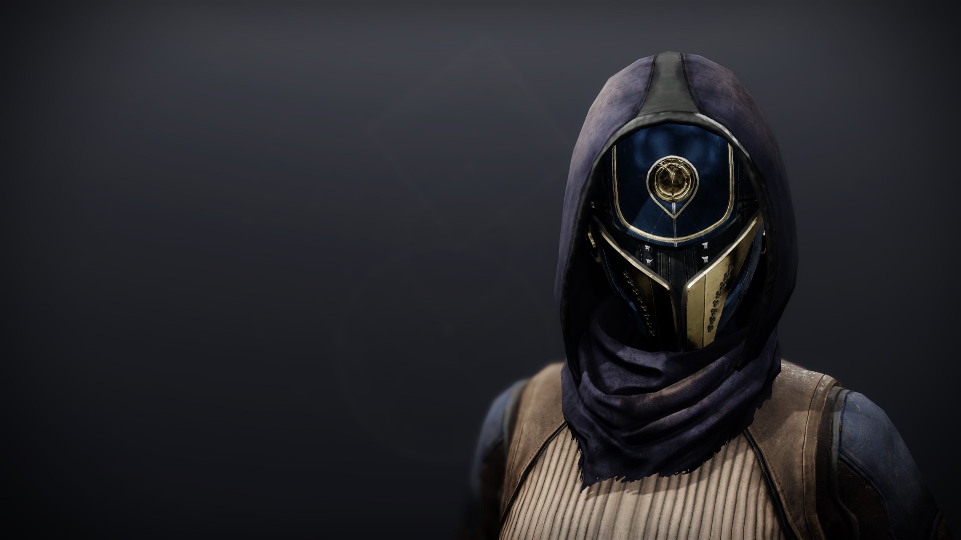 An in-game render of the Mask of the Great Hunt.