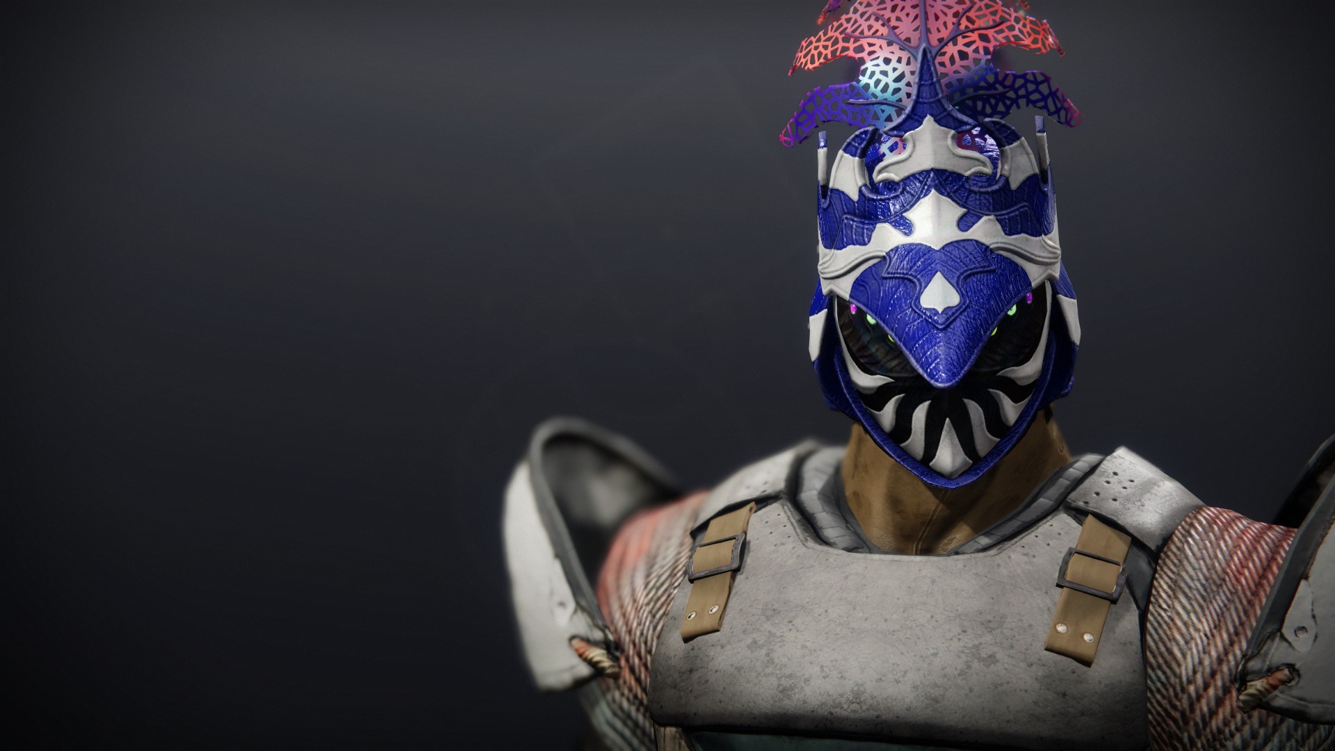An in-game render of the Helm of Agony.