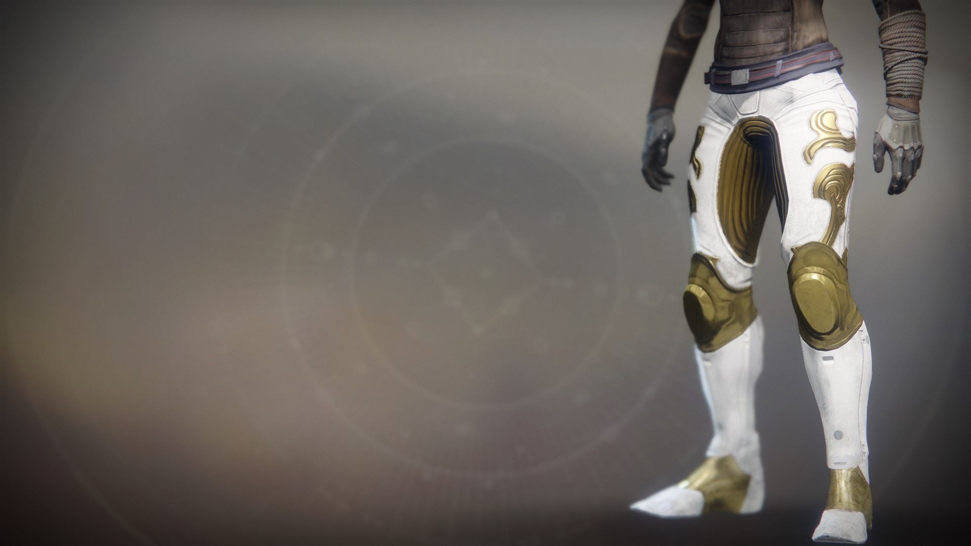 An in-game render of the Solstice Strides (Resplendent).