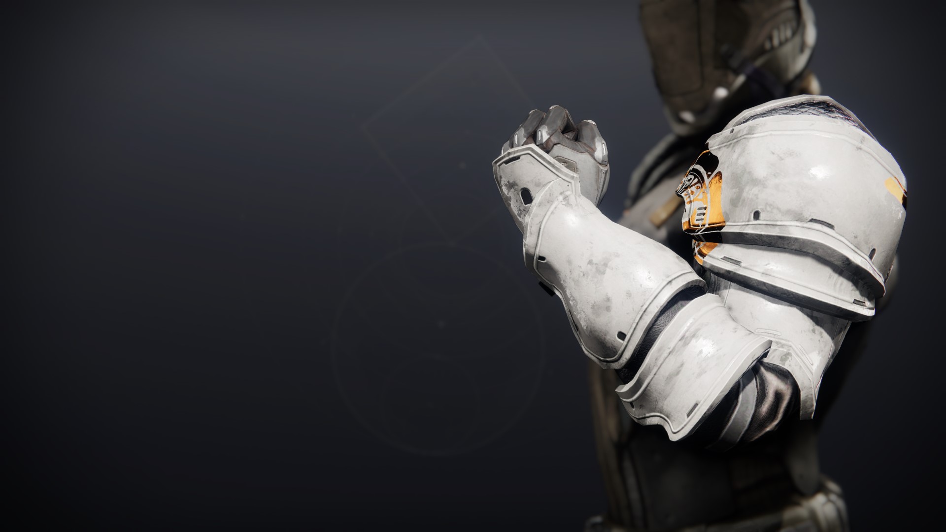 An in-game render of the Iron Will Gauntlets.