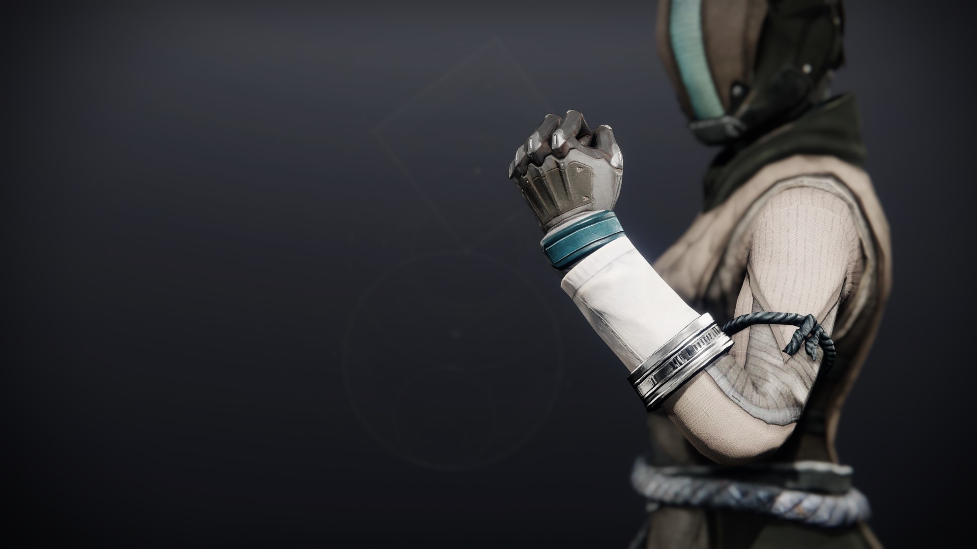 An in-game render of the Lost Pacific Gloves.