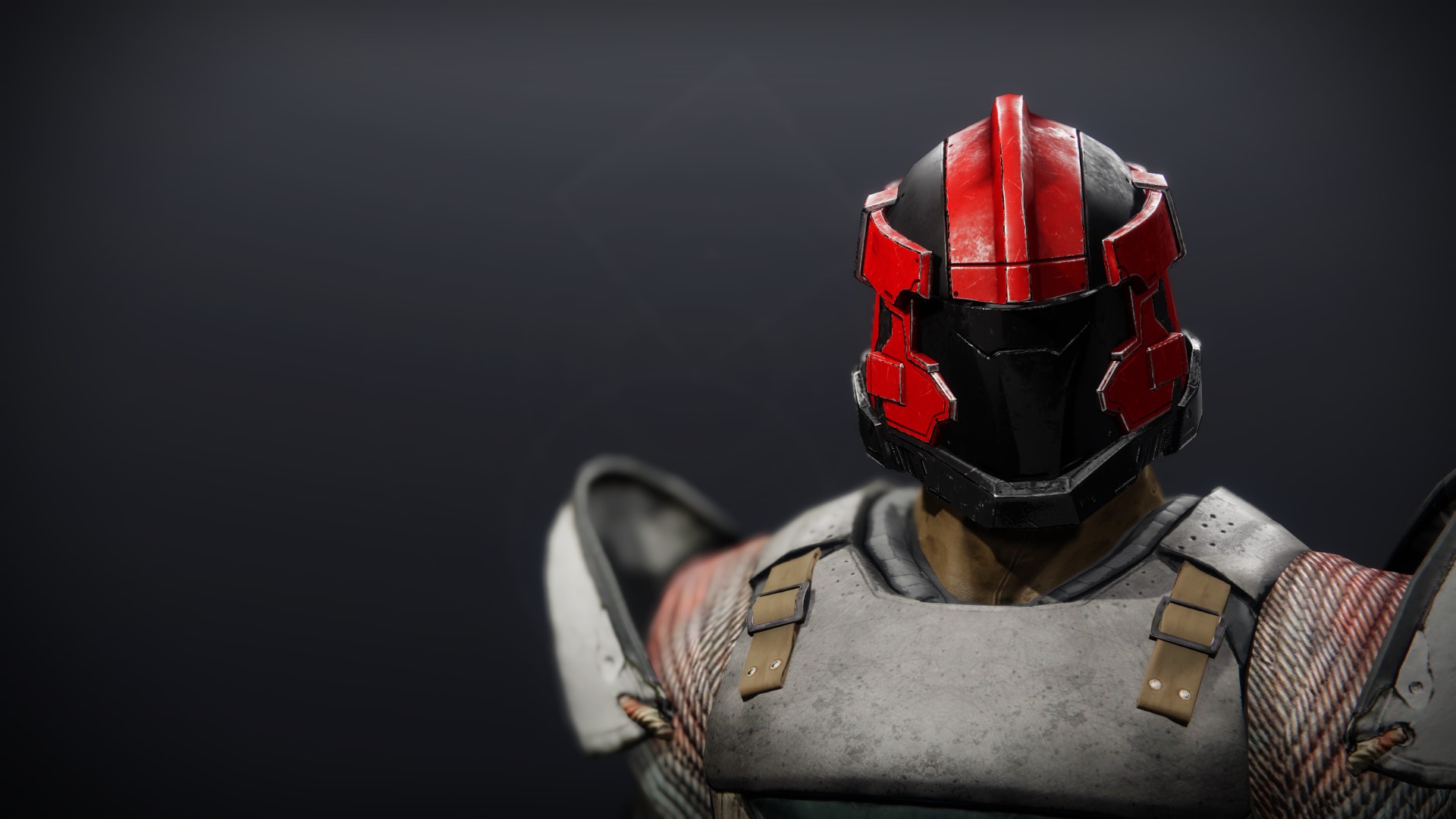An in-game render of the Cinder Pinion Helm.