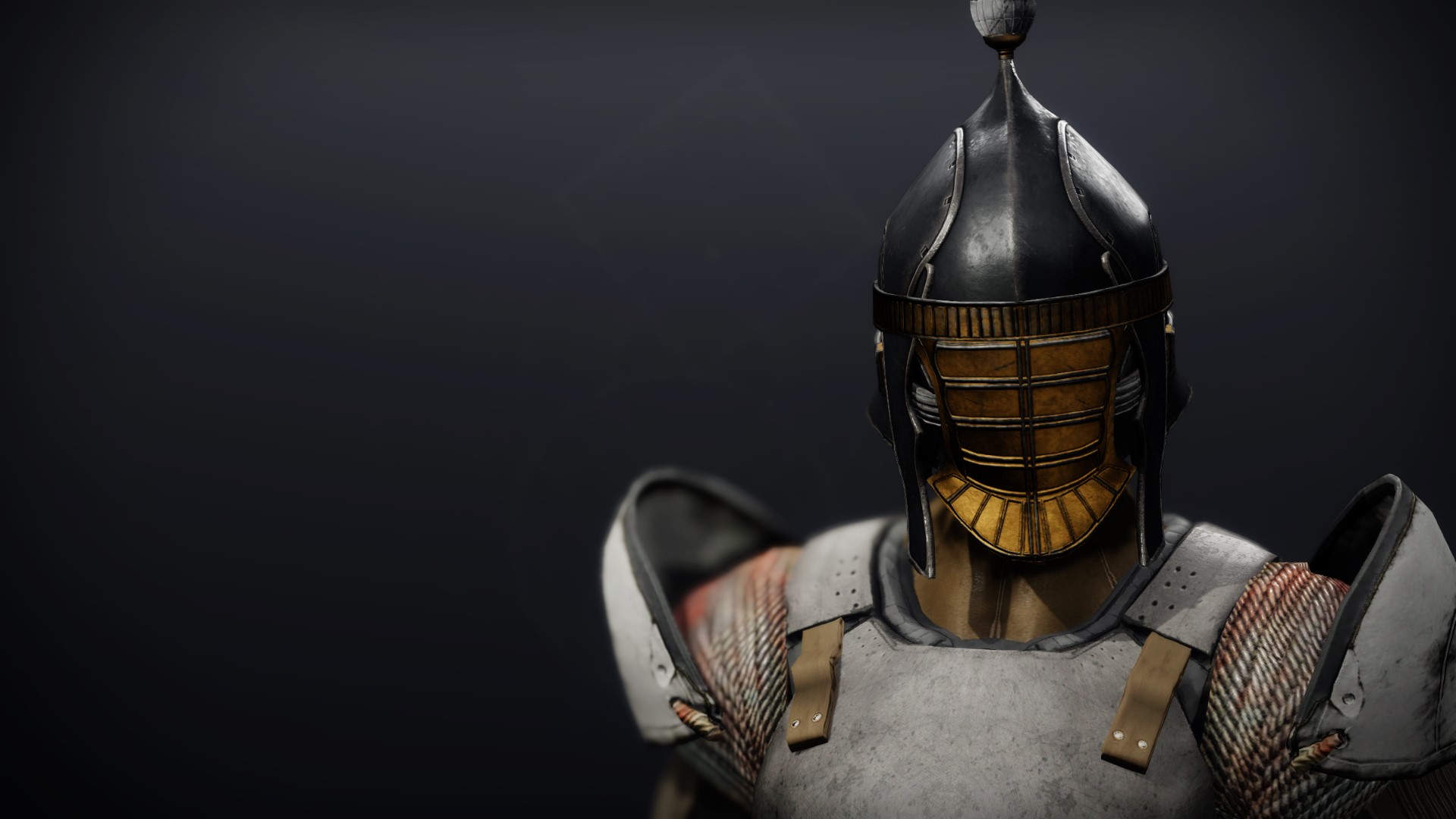 An in-game render of the Praefectus Helm.