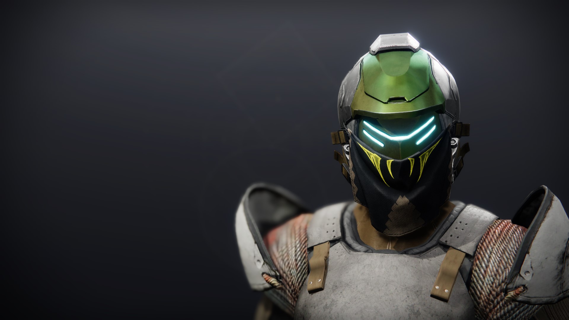 An in-game render of the Illicit Sentry Helm.