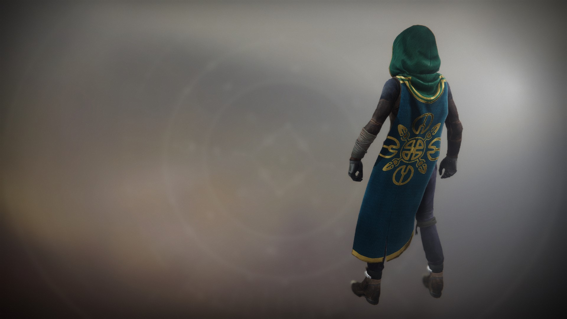 An in-game render of the Vernal Growth Cloak.