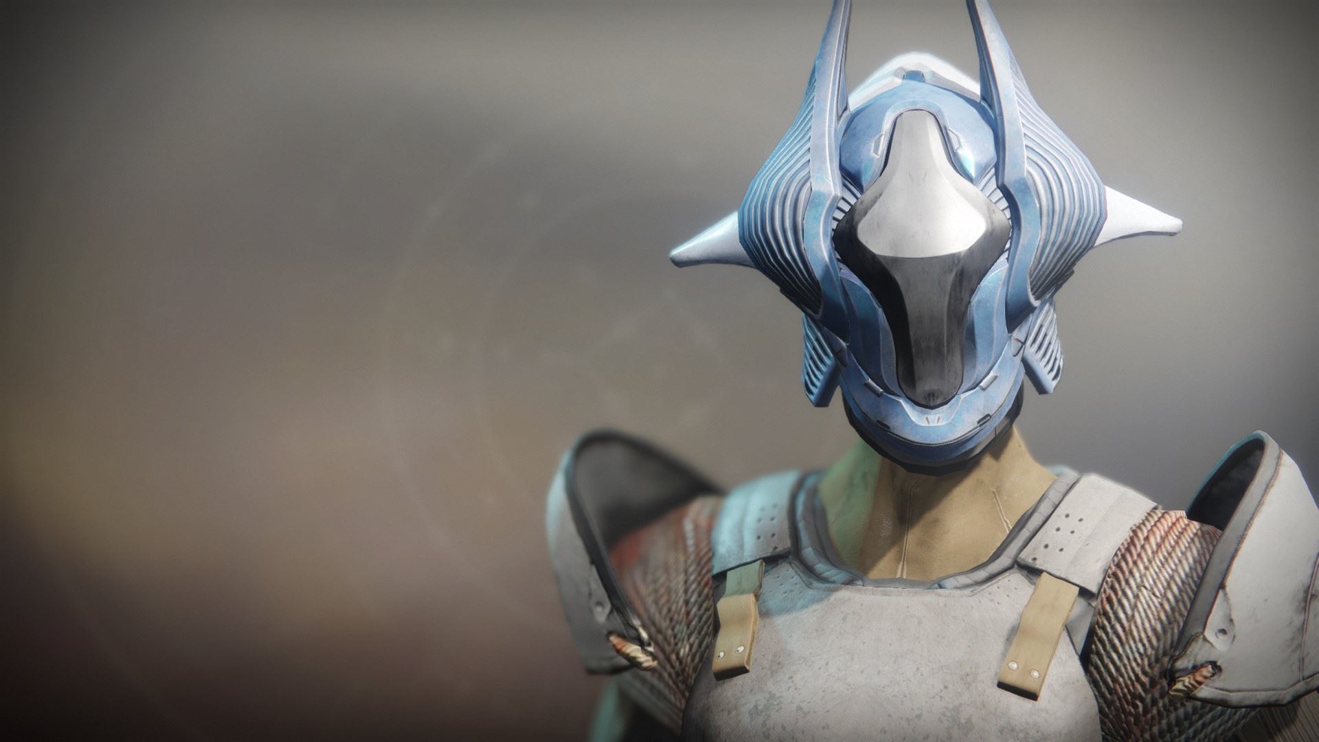 An in-game render of the Froststrike Helm.
