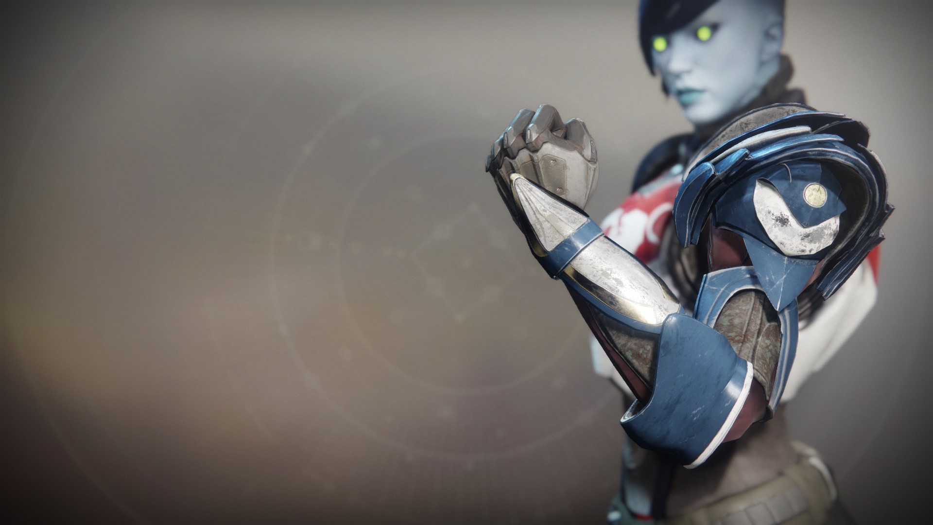An in-game render of the Gauntlets of the Great Hunt.