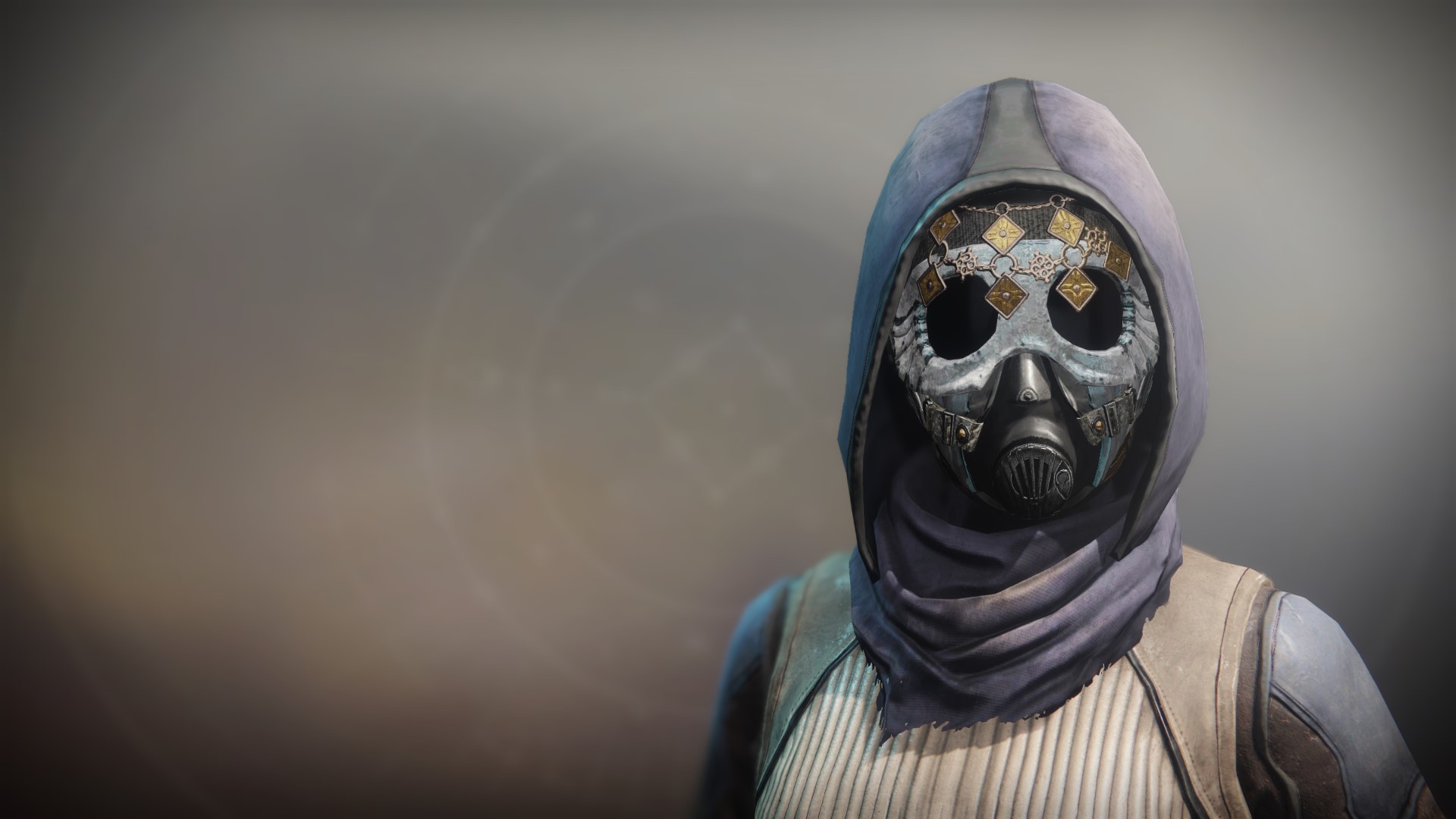 An in-game render of the Dreambane Cowl.