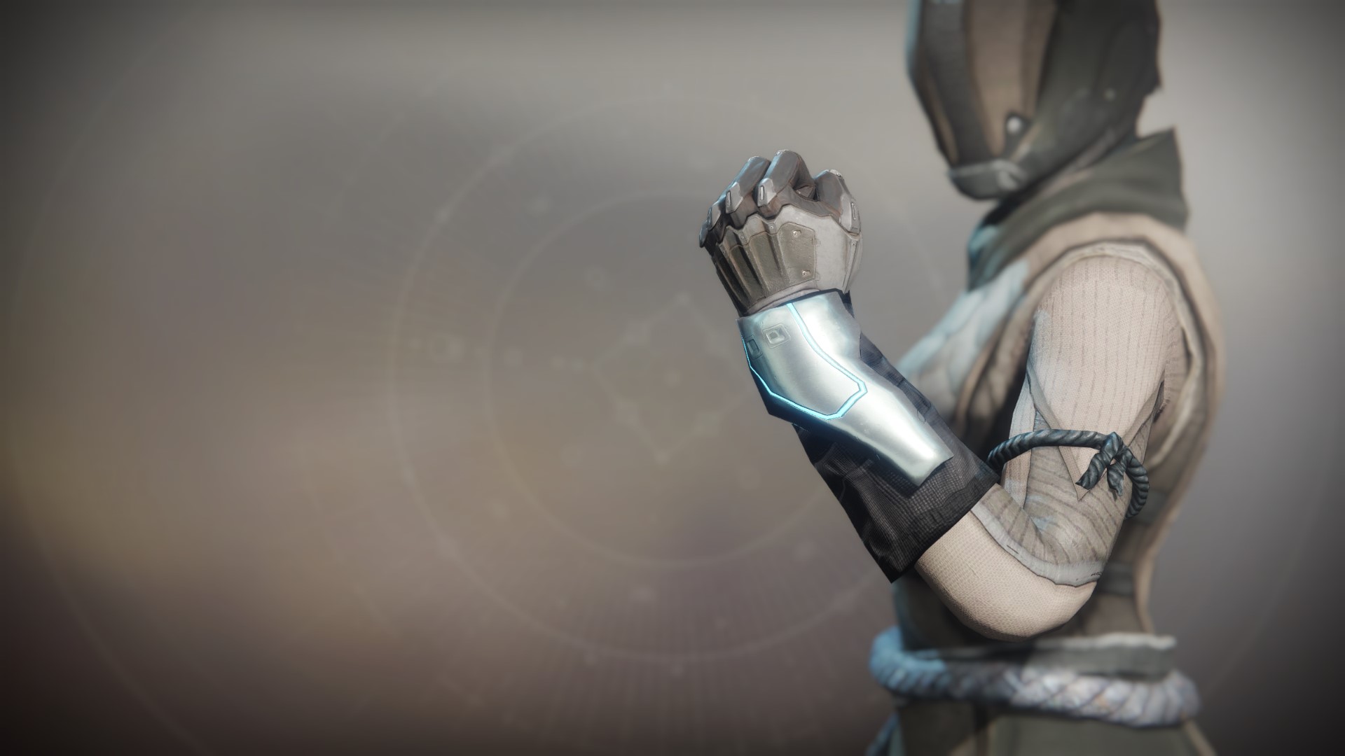 An in-game render of the Righteous Gloves.