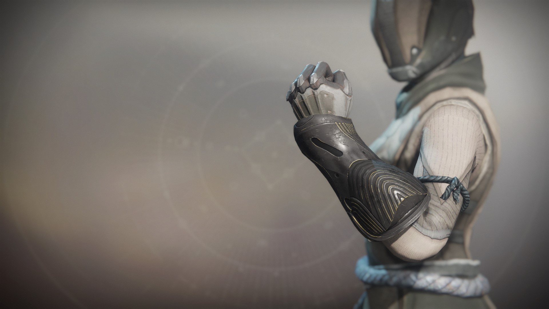 An in-game render of the Empyrean Cartographer Gloves.