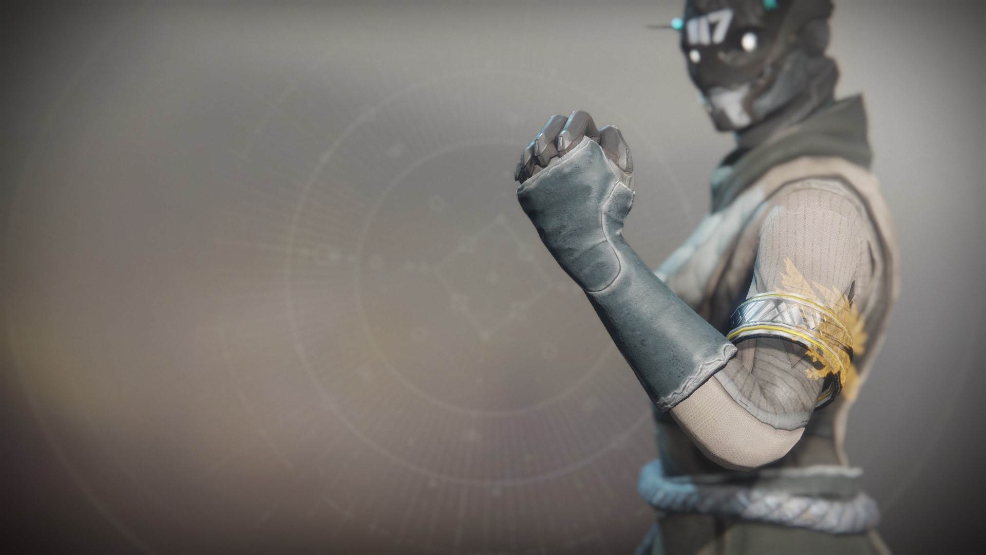 An in-game render of the Refugee Gloves.