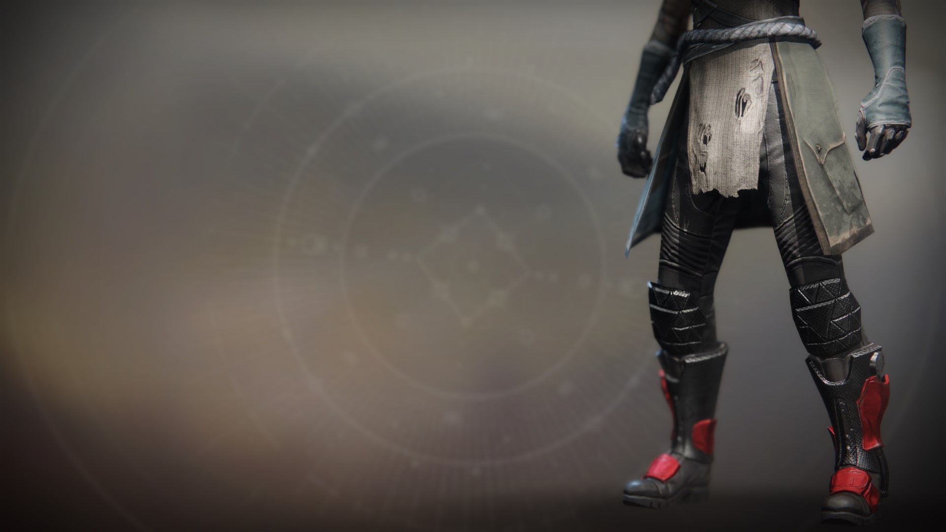An in-game render of the Gunsmith's Devotion Boots.
