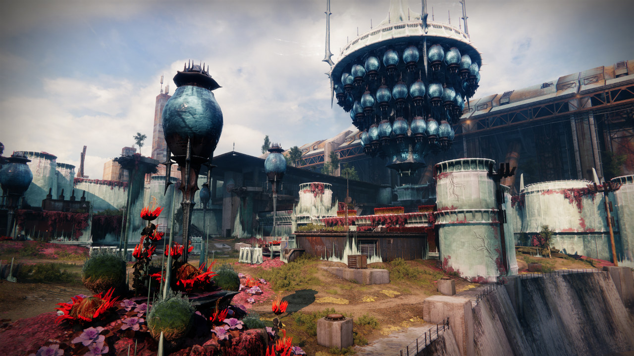 An in-game render of the PsiOps Battleground: Cosmodrome.