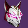 Painted Kitsune Hood