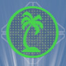 棕櫚樹投影畫面