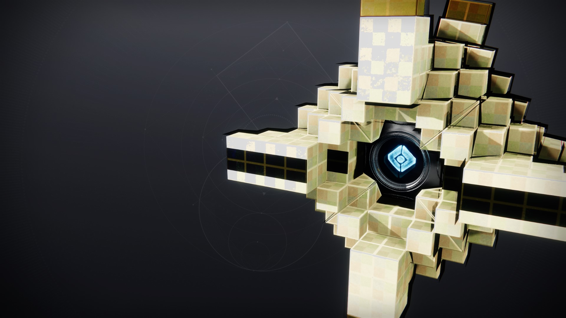 An in-game render of the Bitcrushed Shell.