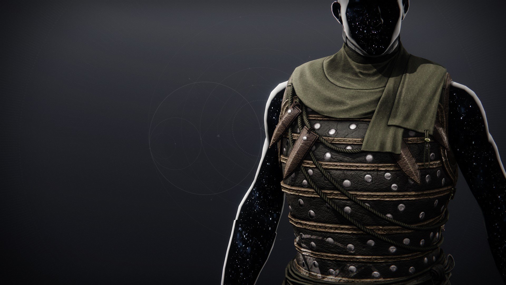An in-game render of the Apostate's Blade Vest.