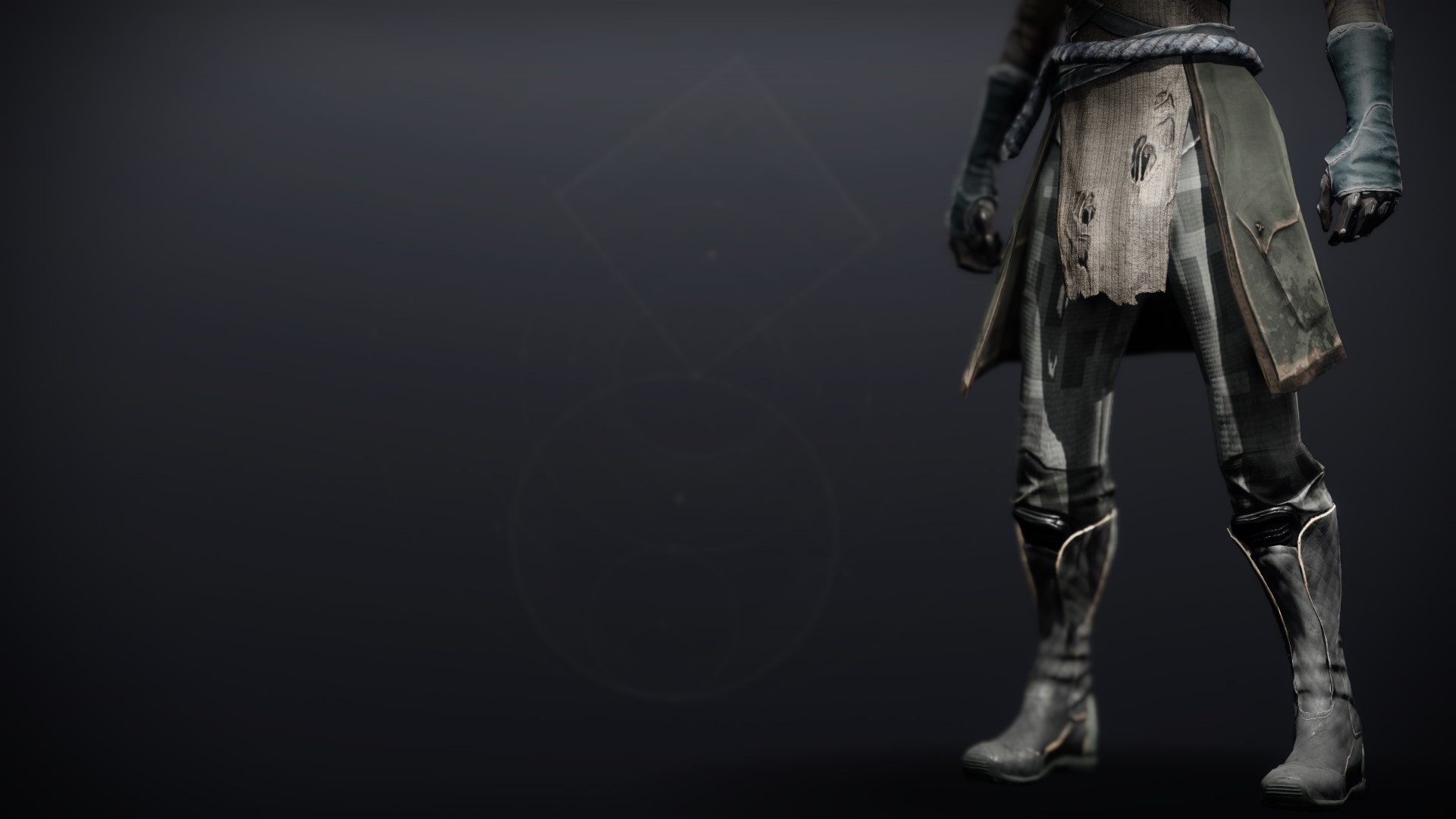 An in-game render of the Exodus Down Boots.