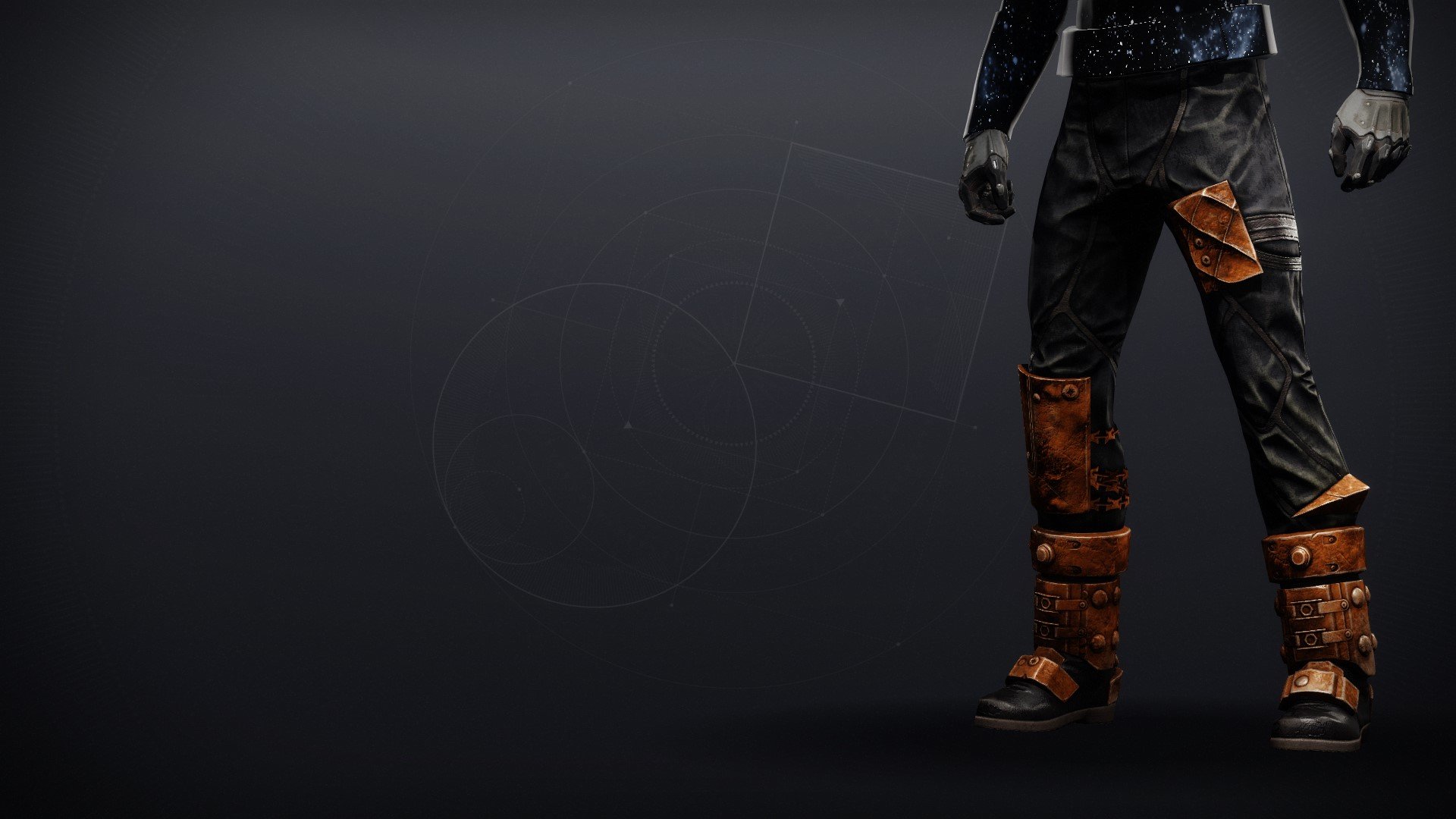 An in-game render of the Heretical Boots.