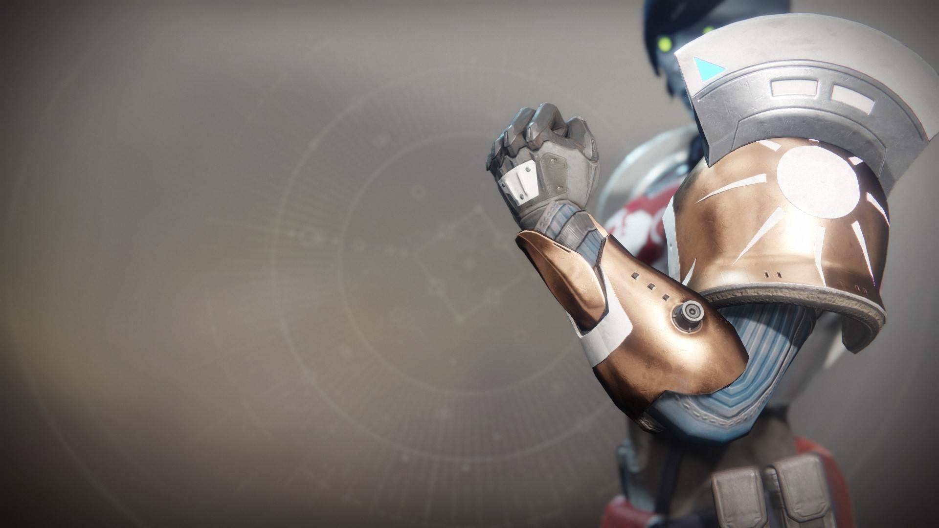 An in-game render of the Kairos Function Gauntlets.