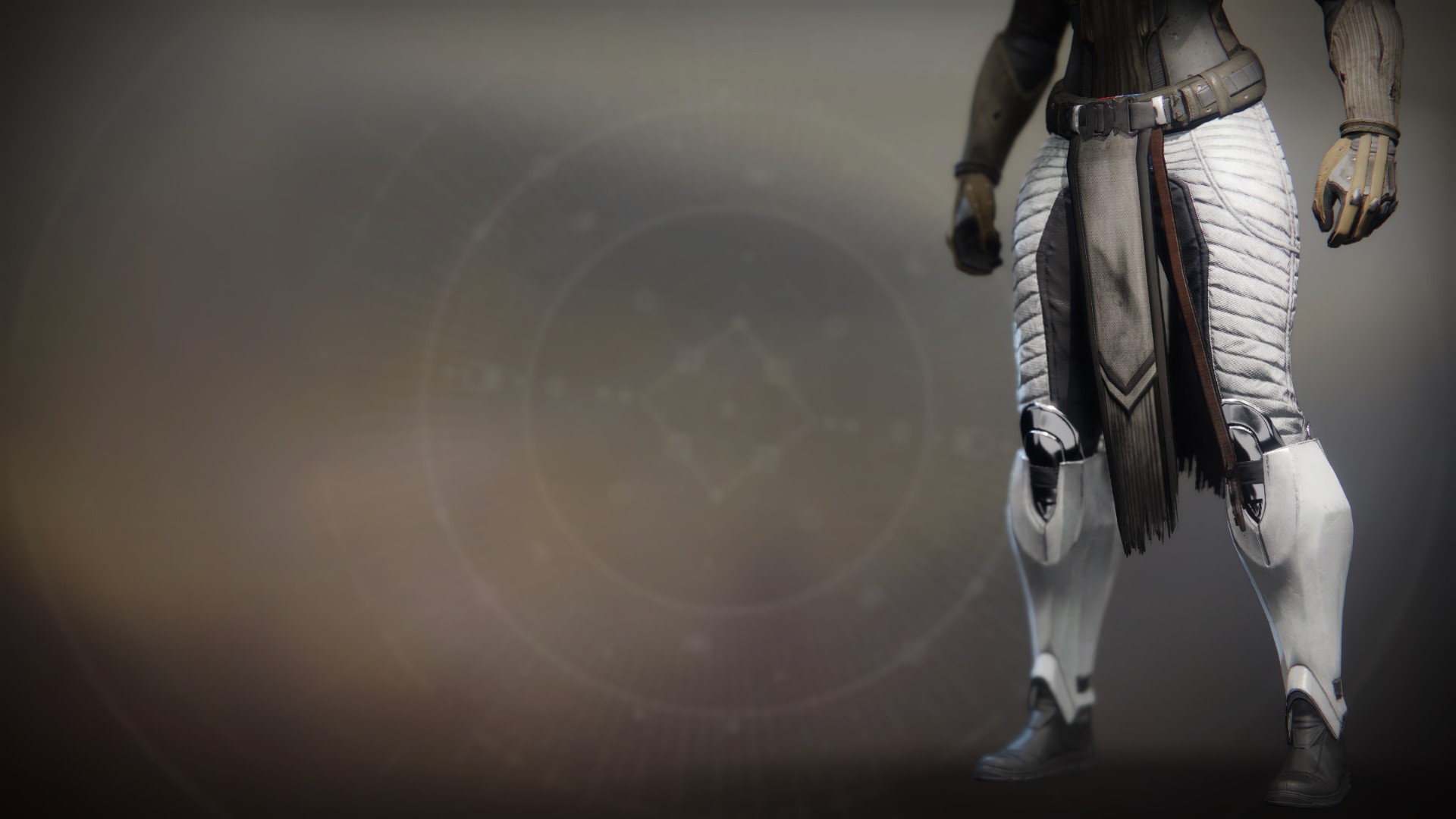 An in-game render of the Competitive Spirit Greaves.