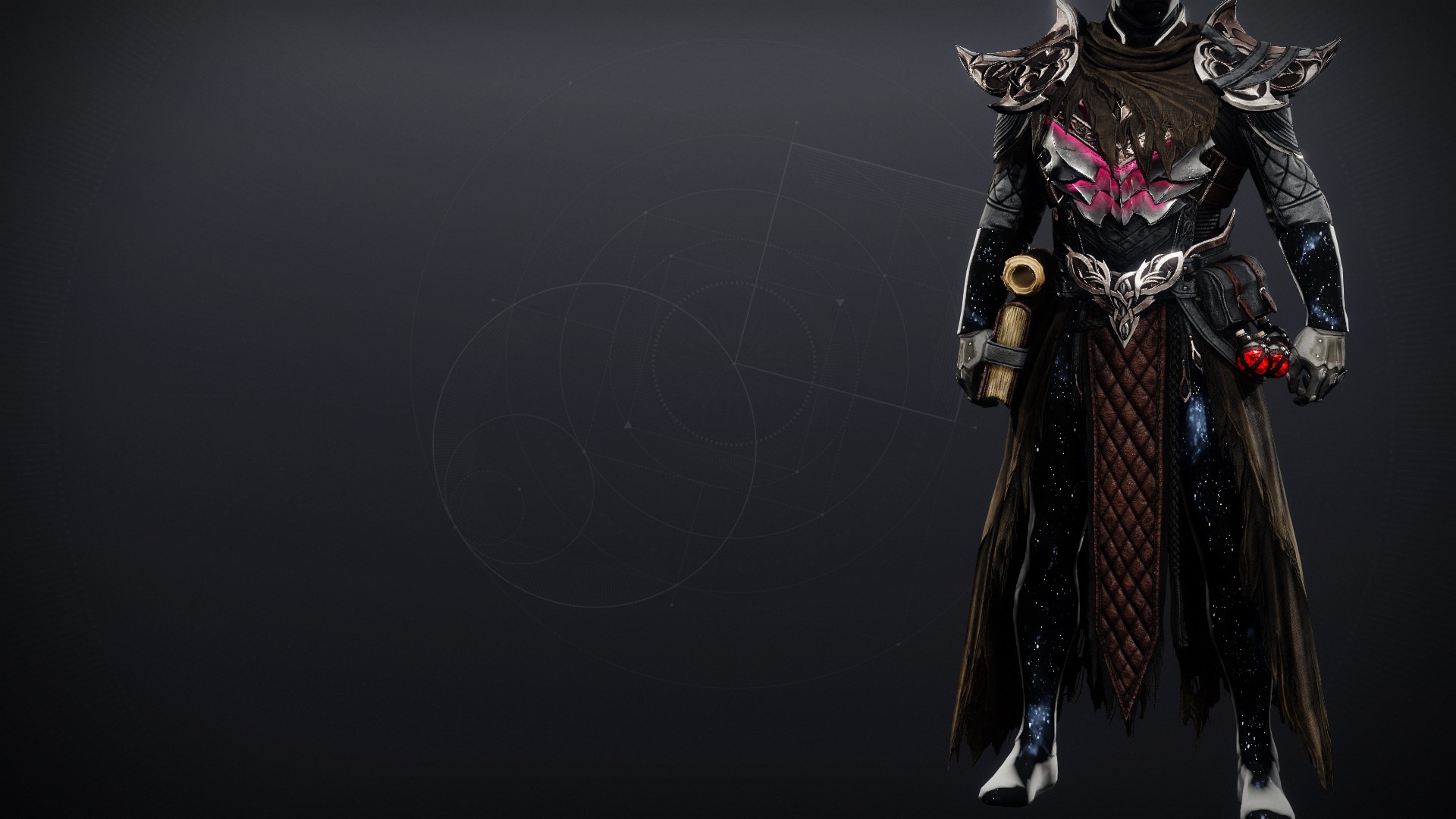 An in-game render of the Cursed Arcana Robes.